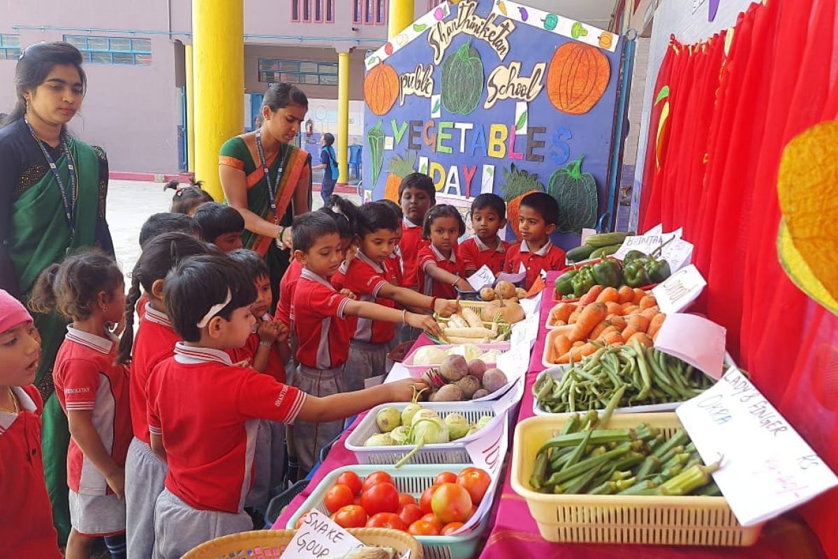 Vegetable day Shanthiniketan Montessori